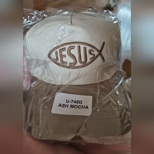 Ash Mocha Cap with Embroidered Logo